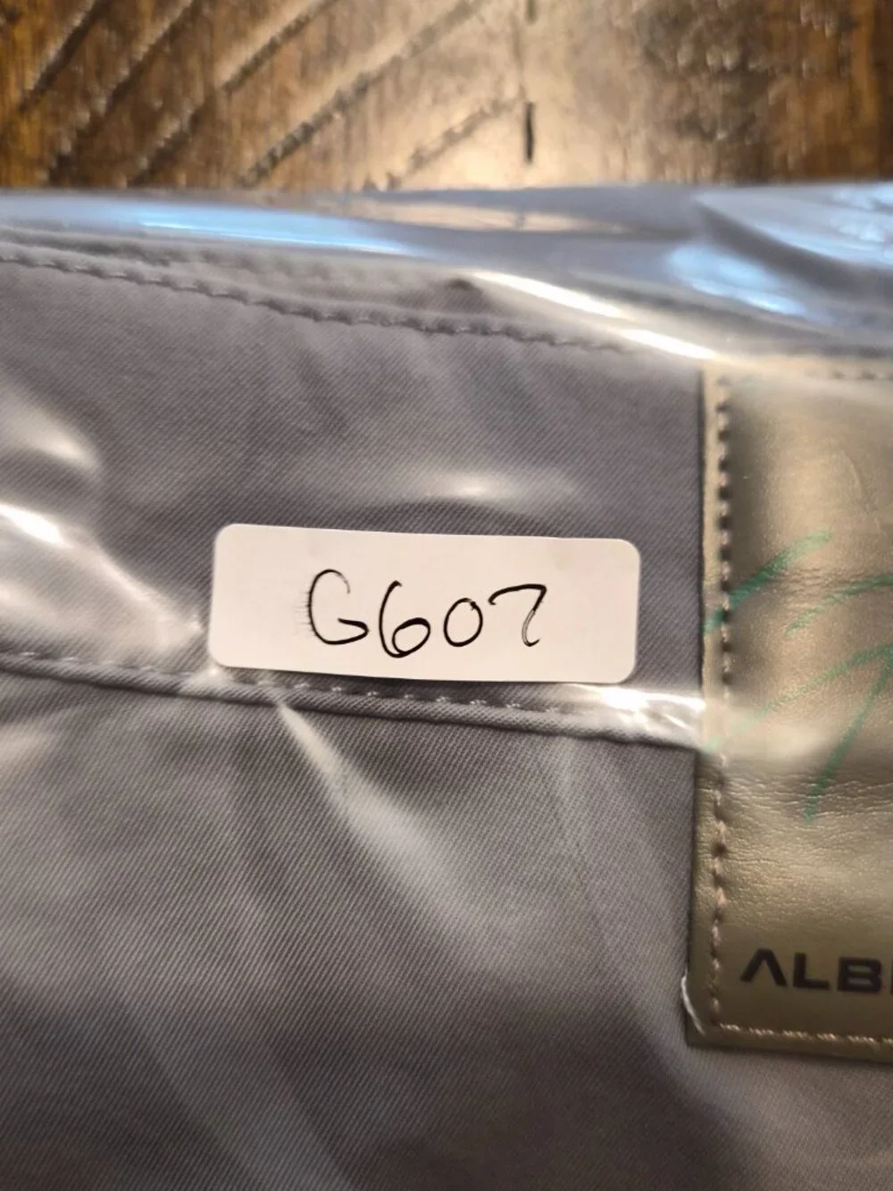 Alberto Modern Fit Mens Size 46 32X33 Chino Grey Stretch Golf Pants 3XDRY G607